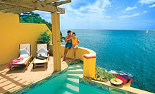 Royal Oceanfront One Bedroom Two Story Villa with Pool